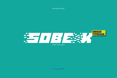 Sobek a typeface branding design display font illustration logo type typeface typography vector