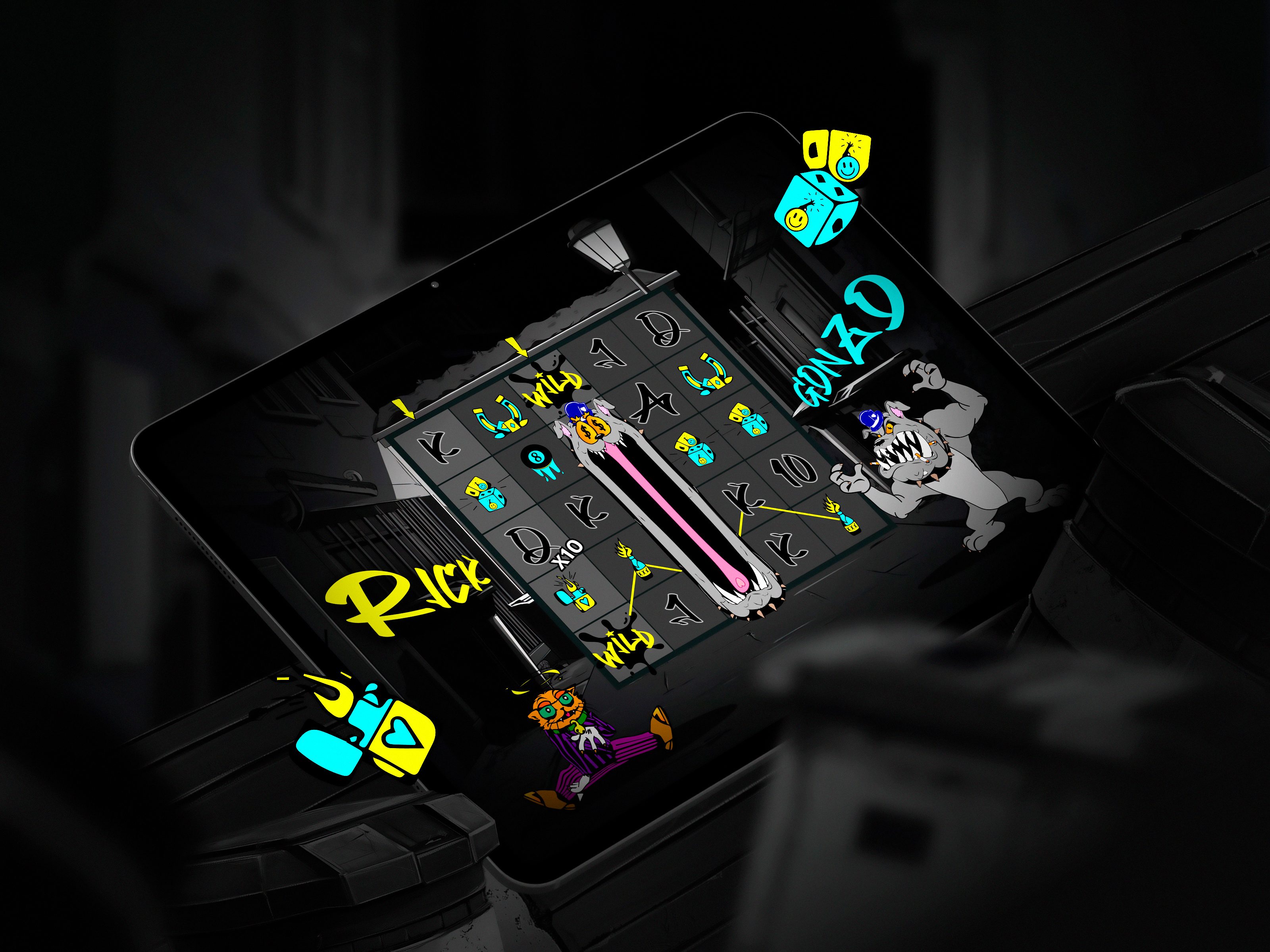 Example of Slot Game Design   Casino UI/UX