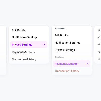 Action list UI Component action list atoms autolayout components design design system drop down figma ui ui design ui kit user interface