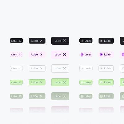 Badges UI Component atoms autolayout badge badges buttons components design design system figma ui ui design ui kit