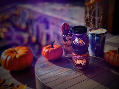 Spooktacular Pumpkin Spice 🎃 Dia de los Muertos & Halloween 3d animation branding coffee design graphic design illustration logo motion graphics