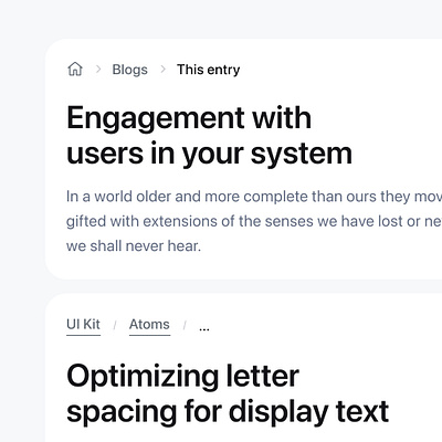 Breadcrumbs UI Component atoms autolayout components design design system figma ui ui design ui kit user interface