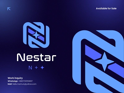 Modern letter N and Star Galaxy, Orbital, Space logo best logo branding galaxy logo letter mark letter n letter n logo logo logo design logo designer logo icon logo type modern logo n nokshakar nova logo orbital logo space logo space station star logo