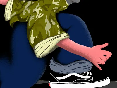 Stoney Hawk graphic design illustration