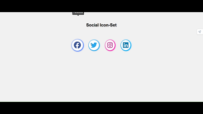 Daily UI Challenge #055 css dailyui day55 design html icon set icons set socialicon ui ux uxui website