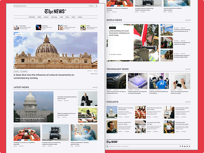 News Website design design template free template mobile uiux design news website prototype prototyping template template free ui ui ux design template user experience design user interface user interface design web design web design template web template website wireframe wireframing