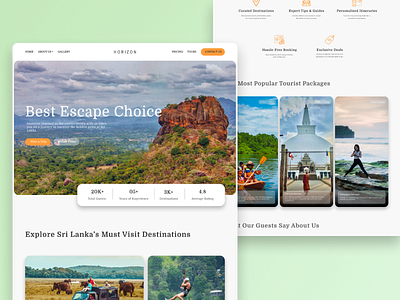 Horizon - Travel Landing Page