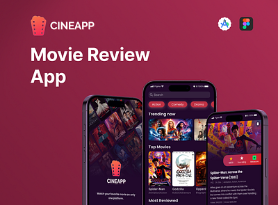 Movie Review App ui