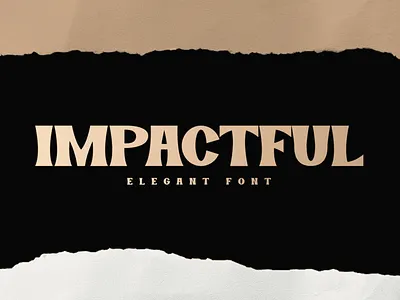 IMPACTFUL – Elegant Font branding classic design display font elegant font font gaming poster retro vintage youtube