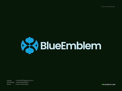 BlueEmblem | Tradition with a Touch of Modernity bluelogo branding choton choton99design chotonkormokar chotonlogo design designerchoton graphic design kormokardesign logo logochoton logodesigner logomark logos motion graphics typography ui vector