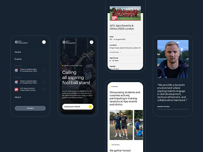 NC-Education - Responsive Website Design accessibility award winning coaching custom mobile design football kids education mobile design mobile first nc education nce players responsive responsive website design sports event uniko unikostudio user experinece website optimization