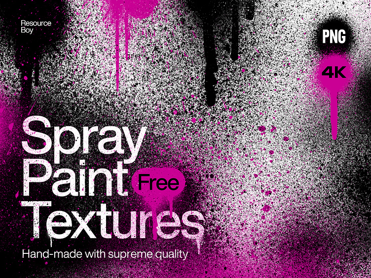 Free Spray Paint Textures by Resource Boy on Dribbble