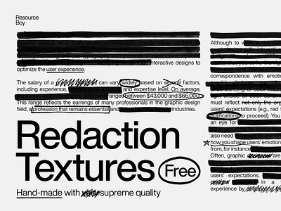 Free Redaction Textures download edit free texture free textures freebie freebies marker overlay png rb redaction reducted resourceboy textures