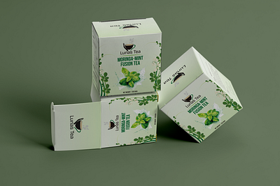 Moringa Box Tea moringa tea packaging design