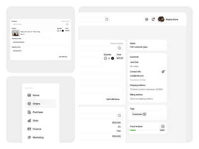 Order Management Dashboard clean dashboard design illustration ui ui design uiux ux ux design web