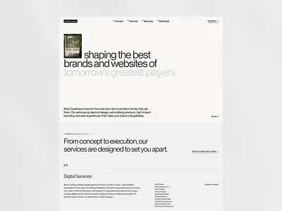 Agency website ~ Serice page agency agency website portfolio portfolio webdesign portfolio website service design service page service page design services