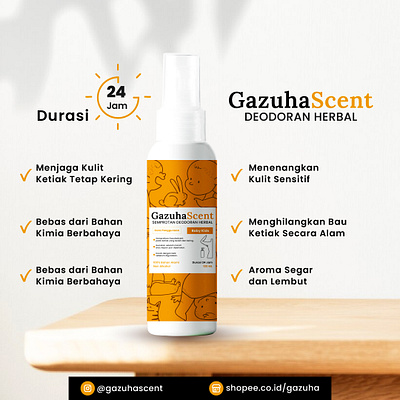 Natural Deodoran alami deodoran herbal menyegarkan natural tawas