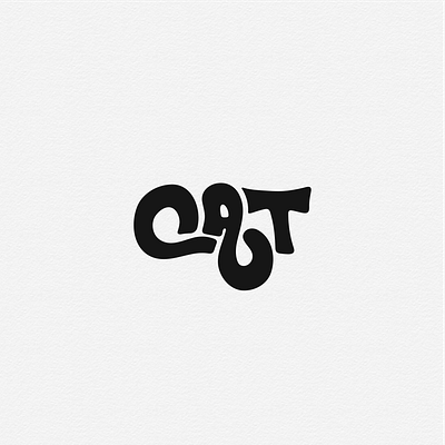 Hand-Drawn Lettering Design cat cat logo custom custom type dynamic flat hand drawn hand drawn logo illustration lettering lettering illustration lettering logo lettermark logo logo design logotype minimal modern type type illustration