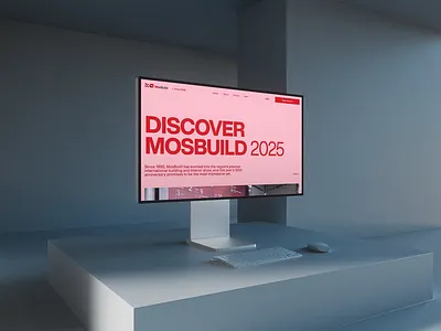 MosBuild Event Website architecture branding editorial event interior design landing page visitors website