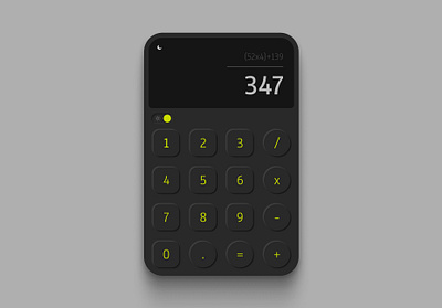 Calculator DailyUI 004 004 calculation calculator dailyui ui ux