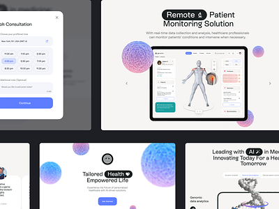 Genomic - Health Modern Website UI Design ai dashboard best web design cool website creative website doctor website health app health website healthcare healthcare app healthcare color palette healthcare logo landing page medical landing page medical website design mental health websites modern website small business website web design web design inspiration web ui