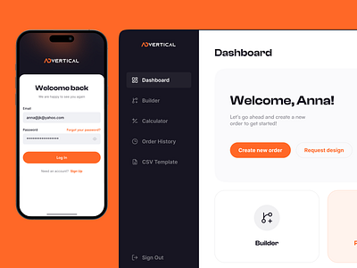 Create & Send Custom Postcards | Dashboard | Log In admin creative customization design development manage no code no code development nocode orders personalize platform postcards send templates ui ui desing uidesign web design web development