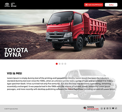 Toyota Astra Motor_KAROSERI interactive design product ui ux