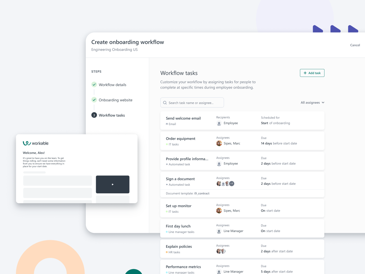 Employee onboarding ui uidesign uiux user interface ux