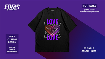 Love Abstrack | Tshirt Design apparel clothing brand design for sale design inspiration designer dribbble shot fashion design graphic design illustration logo design minimalism product design streetwear style trend design tshirt design typography