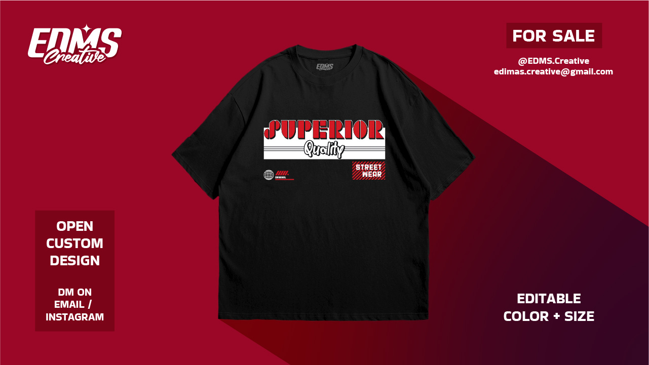 Superior Quality | Tshirt Design apparel clothing brand design for sale design inspiration designer dribbble shot fashion design graphic design illustration logo design minimalism product design streetwear style trend design tshirt design typography