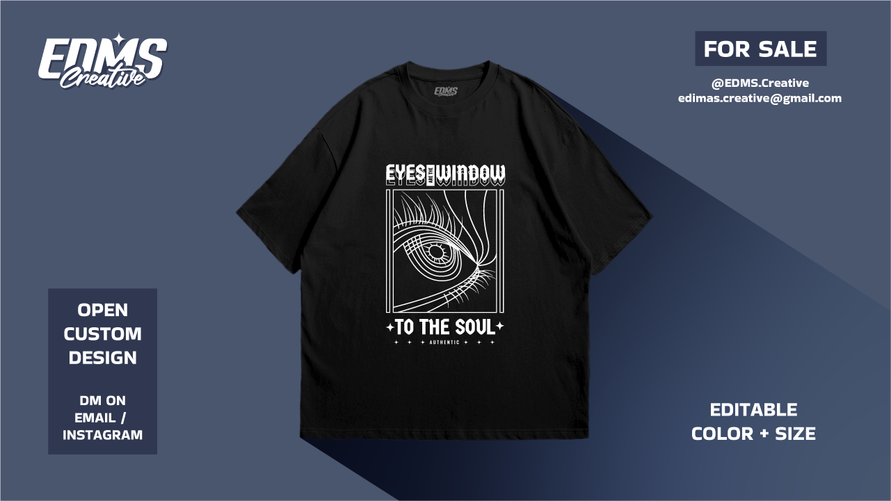Eyes Window | Tshirt Design apparel clothing brand design for sale design inspiration designer dribbble shot fashion design graphic design illustration logo design minimalism product design streetwear style trend design tshirt design typography