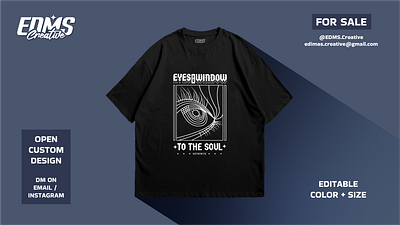 Eyes Window | Tshirt Design apparel clothing brand design for sale design inspiration designer dribbble shot fashion design graphic design illustration logo design minimalism product design streetwear style trend design tshirt design typography