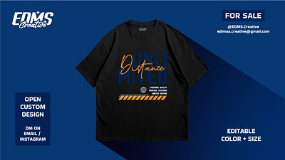 Unlimited Distance | Tshirt Design apparel clothing brand design for sale design inspiration designer dribbble shot fashion design graphic design illustration logo design minimalism product design streetwear style trend design tshirt design typography urban design