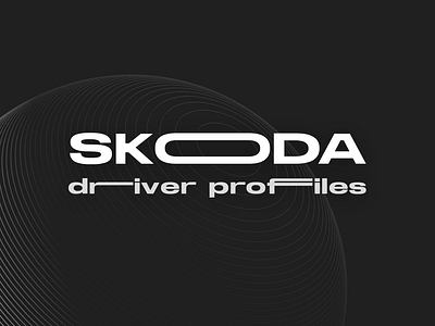 SKODA | Driver profiles car dark theme figma infotainment skoda ui