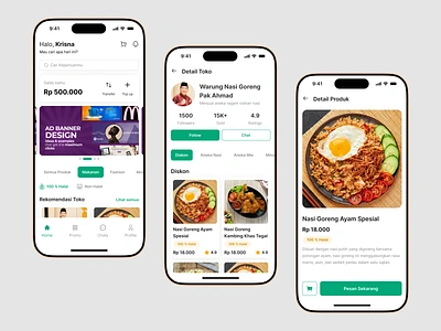 Seamless Shopping Experience – Consumer Page Mobile App Design app consumer design ecommerce ecommerce app fashion figma food green mobile ecommerce neutral trending ui ui ux ui design uidesign uiux user interface