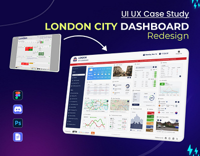 CITY DASHBOARD UI/UX REDESIGN case study city dashboard dashboard ui landing page design redesign project ui ui case study uiux uiux design uiux project user experience user interface web page ui