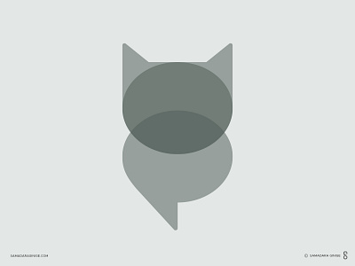 Cat Talk Logo-mark branding cat chat design geometric graphic illustration logo mark minimal modern pet samadaraginige simple talk