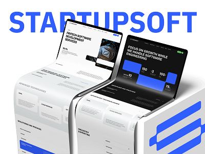 STARTUPSOFT branding graphic design logo ui