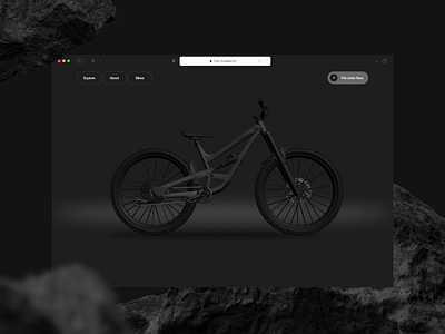 SURGE Website Ui/Ux 3d bike design ecommerce experience graphic interactive interface page product shop ui user ux web web design website