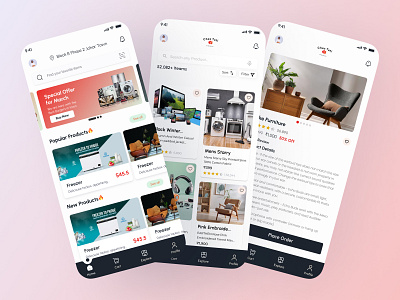 E-commerce App Design: Chez Tati app app design brand figma pro ui uiux