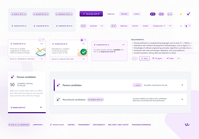 Workable AI — Branding Components ai ai branding branding components hr workable