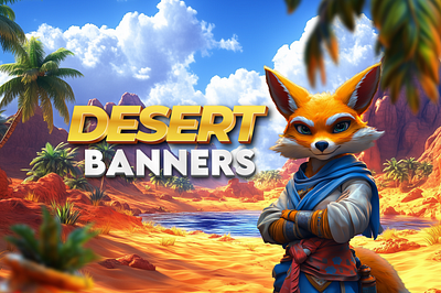 Casino banners (Desert)🏜️ art banner banners cartoon style casino casino banner casino banners casino online desert graphic design ui