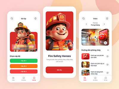 Fire Protection and Prevention fire protection and prevention graphic design ui ui design