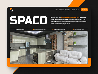 SPACO - Framer/Figma Architecture Template architect architecture figma framer interior design interior designer landscaping landscapist template website