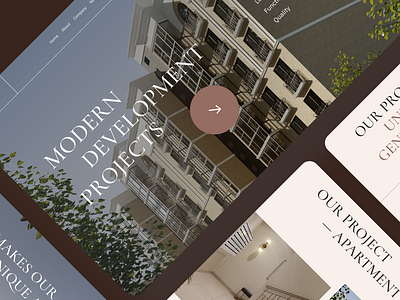 Modern development projects design site ui ux web design website