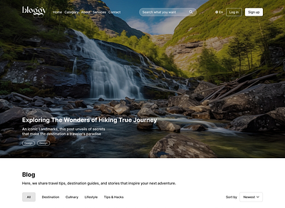 Blog Website Design best ui designer blog blog design blog landings blog page design blog site blog site ui blog theme blog ui design graphic design post ui ui design ui ux ui ux design
