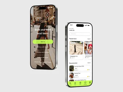 Tours - UX/UI Design design mobile product design ui ui design ux ux design