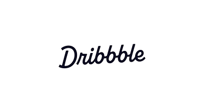 Dribbble logo animation