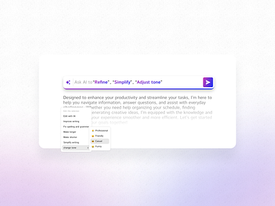 Ask AI - Update Content ai ask ai chatgpt colorful component gradient minimal modern ui web design