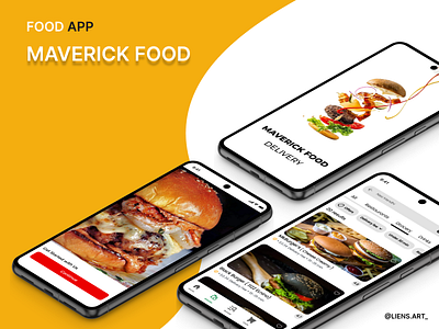 FOOD APP branding graphic design ui